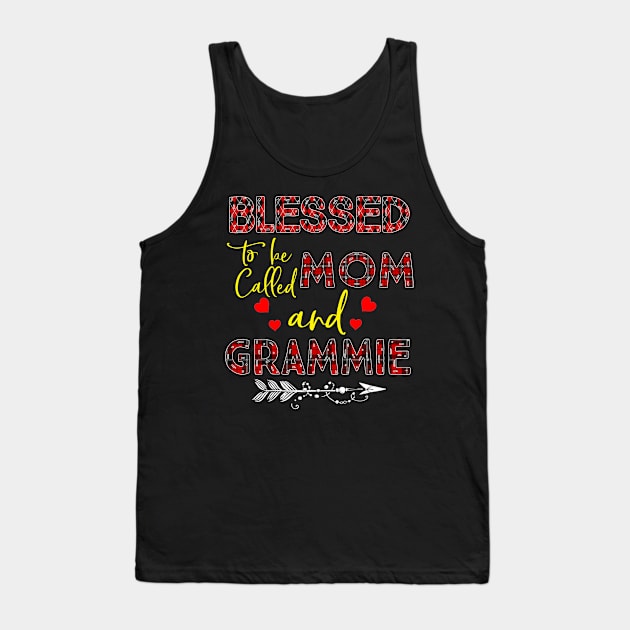 Blessed To be called Mom and grammie Tank Top by Barnard